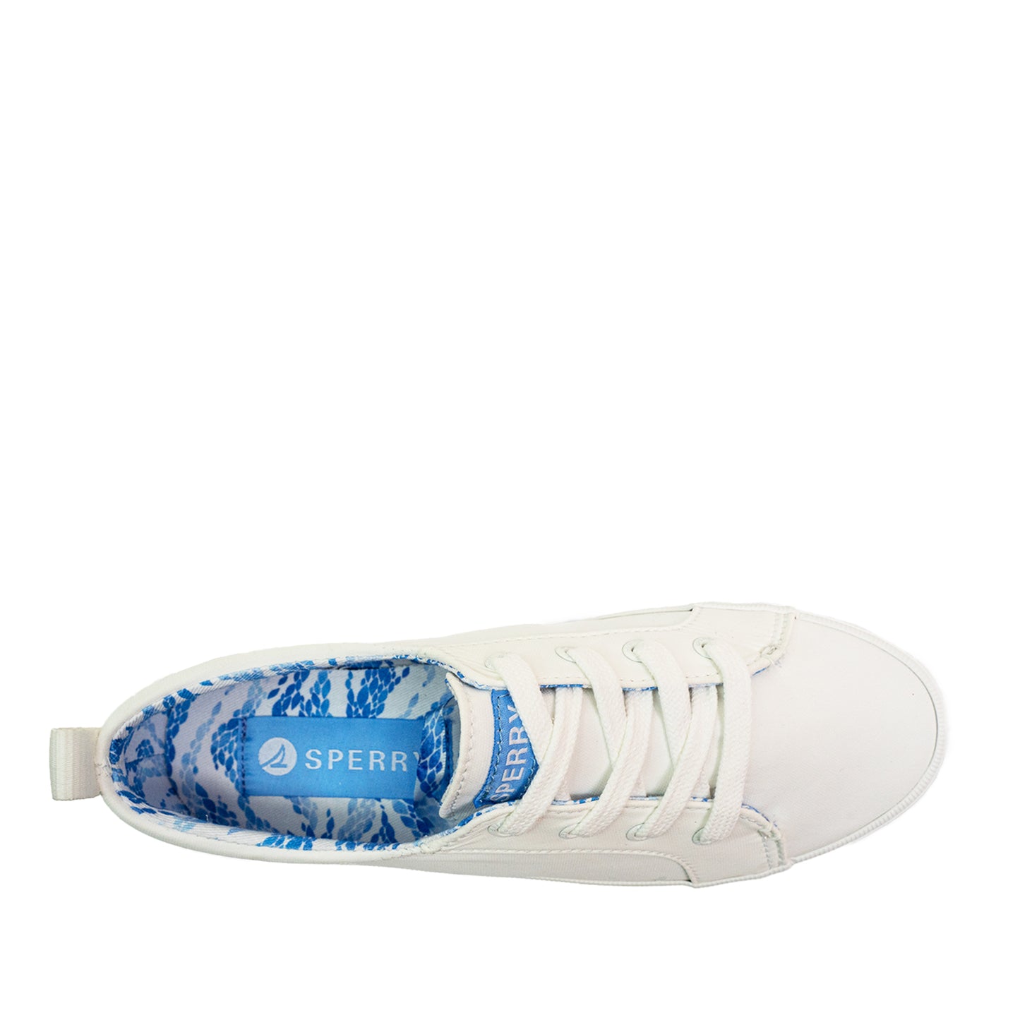 Sperry Women's Crest Platform II Sneakers - Off White/Blue Wave (25S00892)