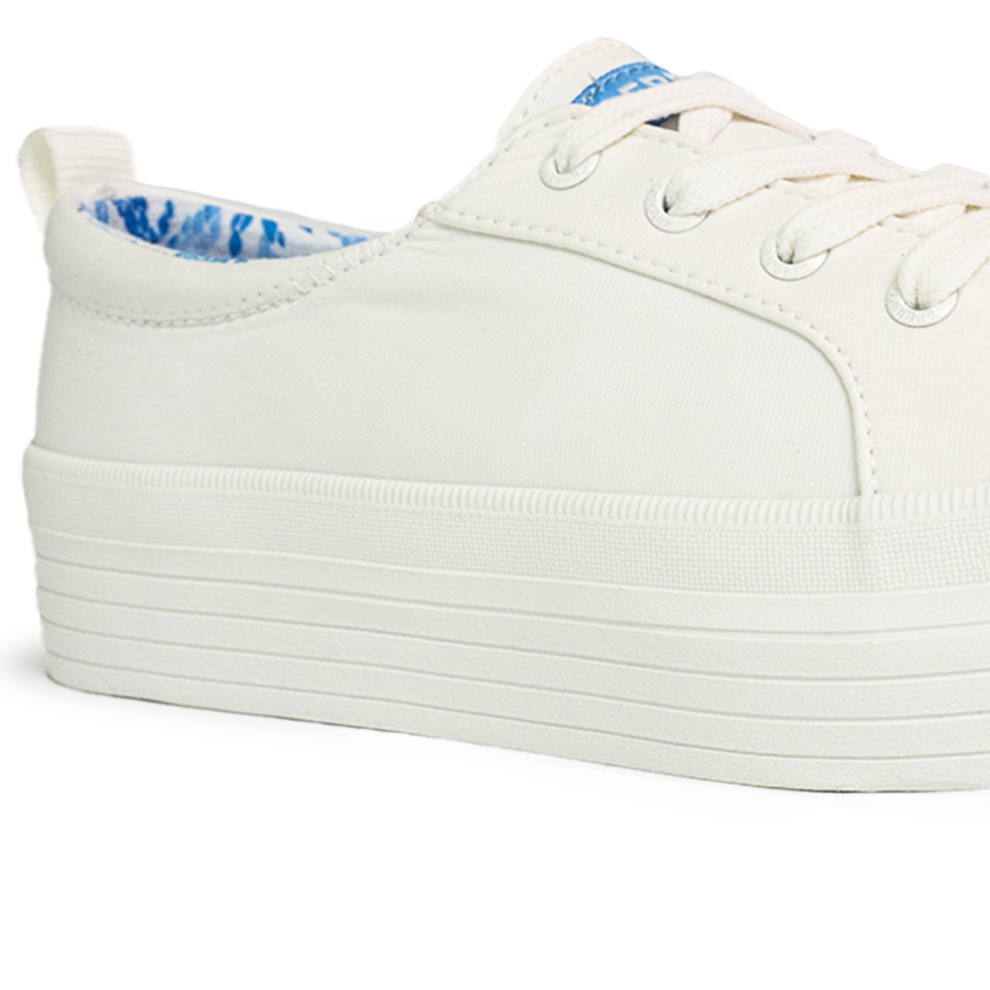 Sperry Women's Crest Platform II Sneakers - Off White/Blue Wave (25S00892)
