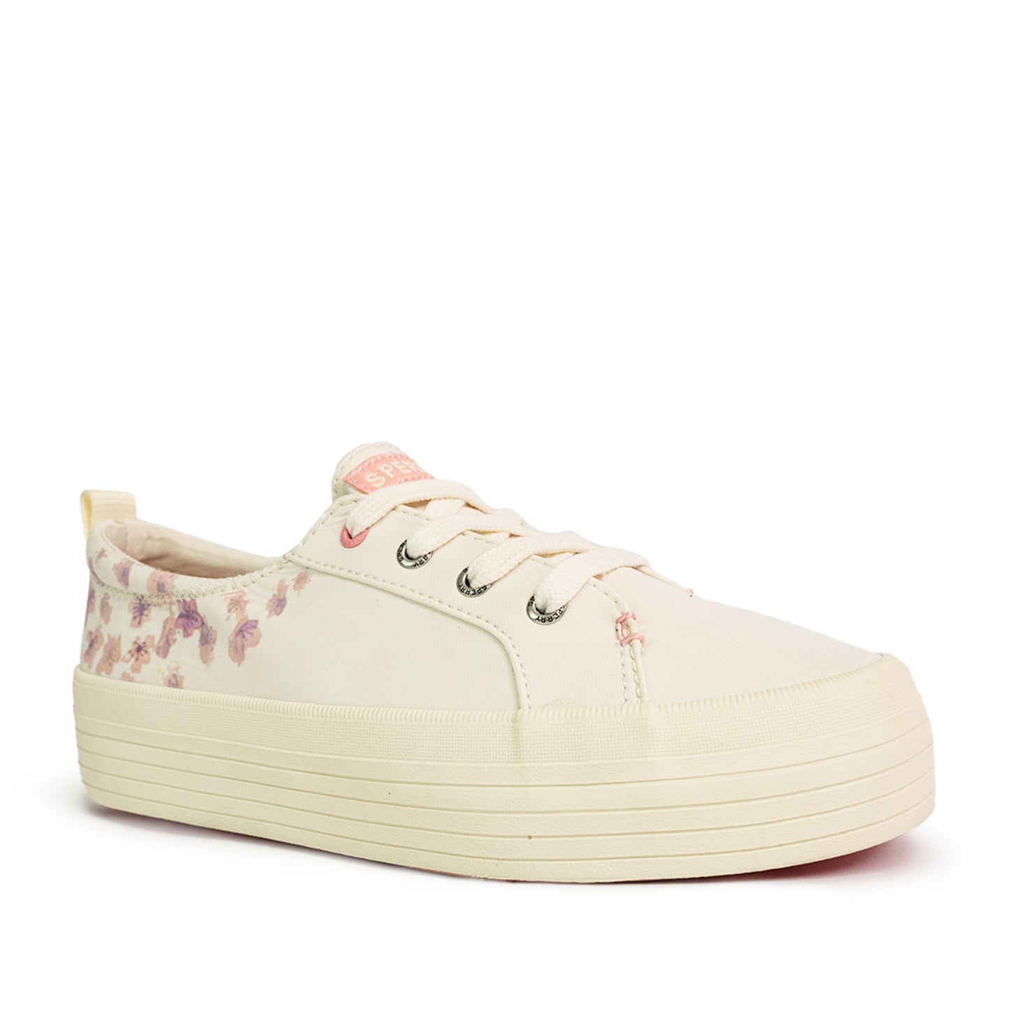 Sperry Women's Crest Platform II Sneakers - Light Beige/Sakura (25S00902)