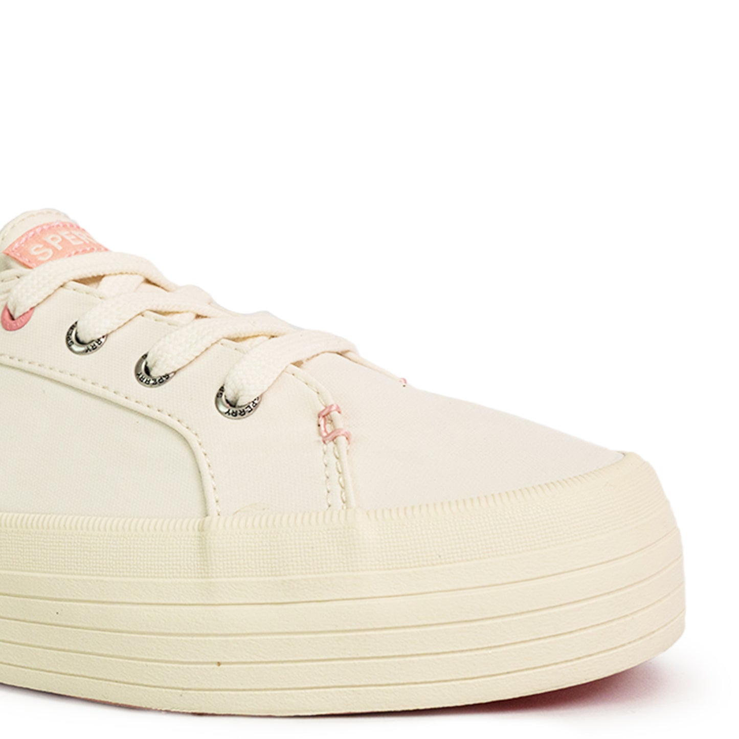 Sperry Women's Crest Platform II Sneakers - Light Beige/Sakura (25S00902)