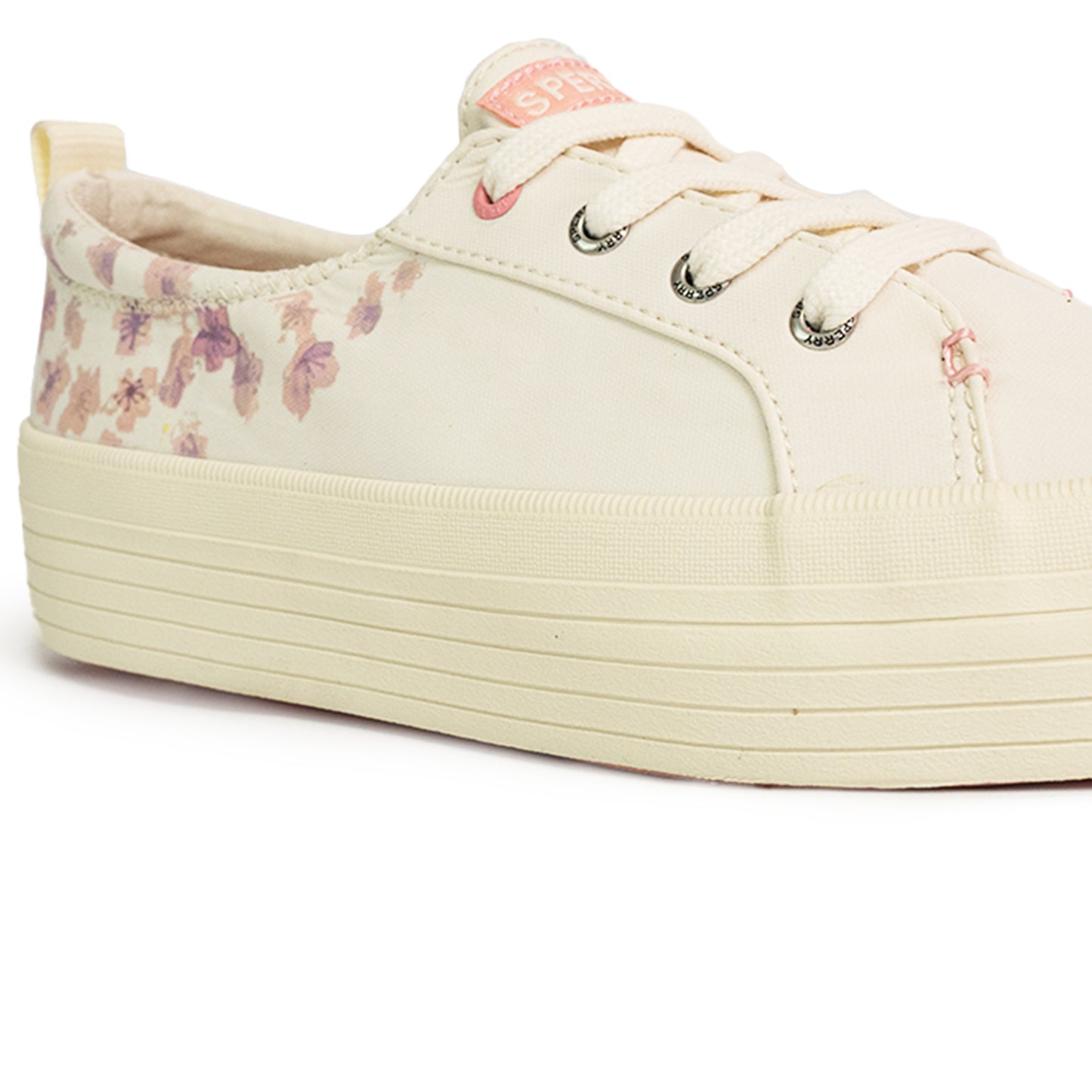 Sperry Women's Crest Platform II Sneakers - Light Beige/Sakura (25S00902)