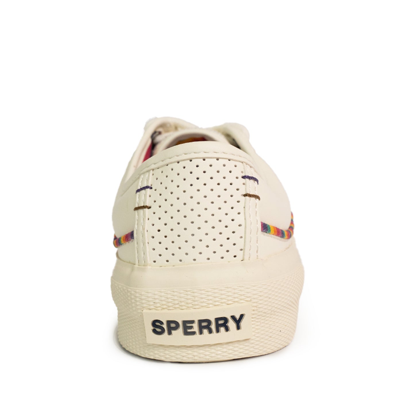 Sperry Women's Soletide Leather Sneakers - Light Beige/Rainbow (25S00952)
