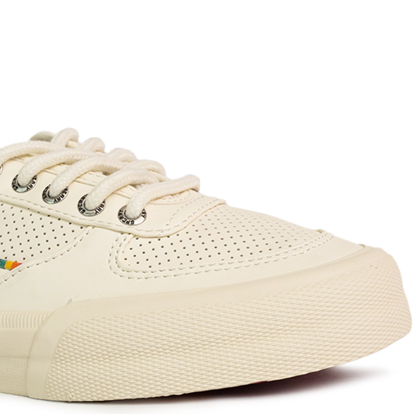Sperry Women's Soletide Leather Sneakers - Light Beige/Rainbow (25S00952)
