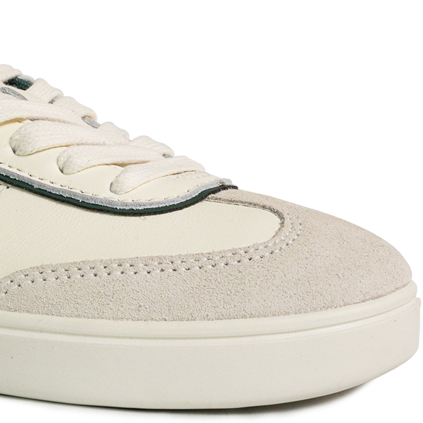 Sperry Women's Pier 90 Leather Sneakers - Off White/Green (25S00982)