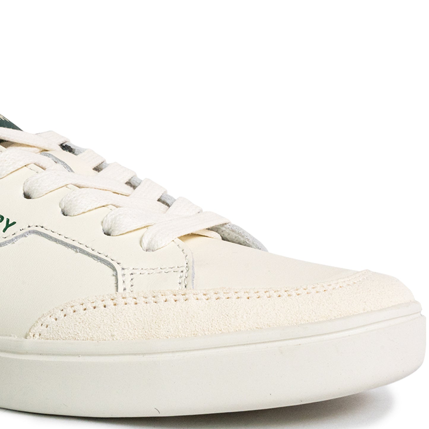 Sperry Women's Crew 90 Leather Sneakers - Off White/Green (25S00992)
