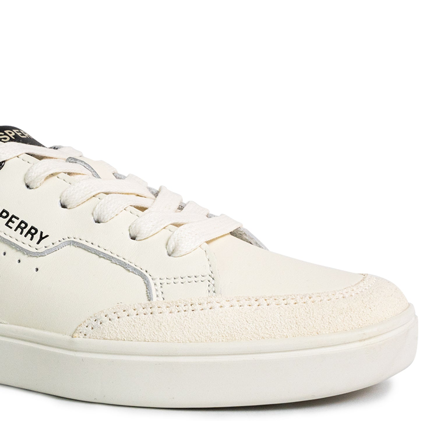 Sperry Women's Crew 90 Leather Sneakers - Off White/Black (25S01012)