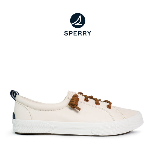 Sperry Women's Pier Wave LTT CVS Sneakers - Off White/Tan (25S01072)