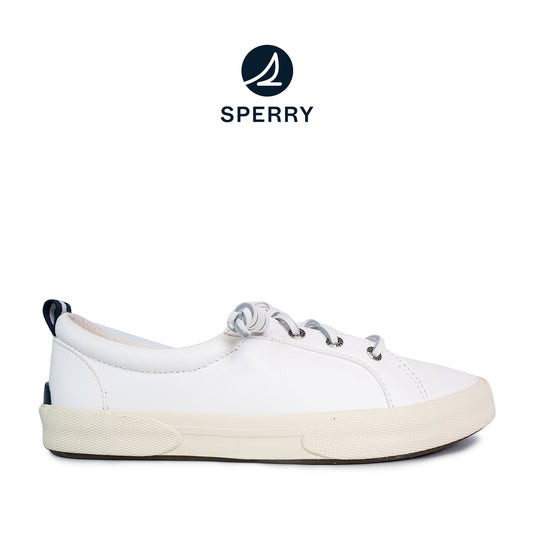 Sperry Women's Pier Wave LTT CVS Sneakers - White/Navy (25S01082)