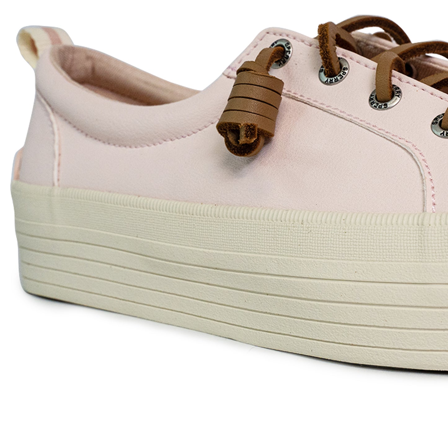 Sperry Women's Wave LTT Platform Leather Sneakers - Soft Pink/Off White (25S01152)