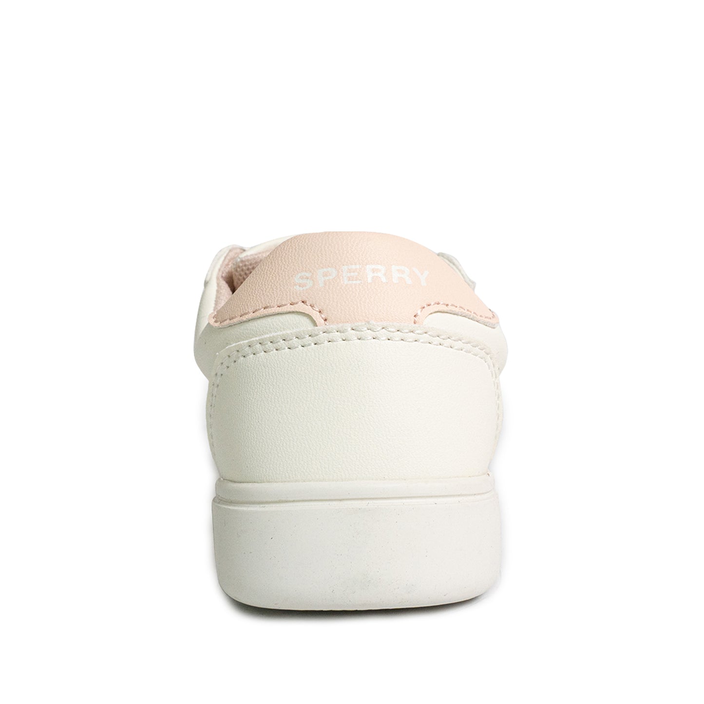 Sperry Women's Deck 90 LTT Leather Sneakers - White/Pink (25S01162)
