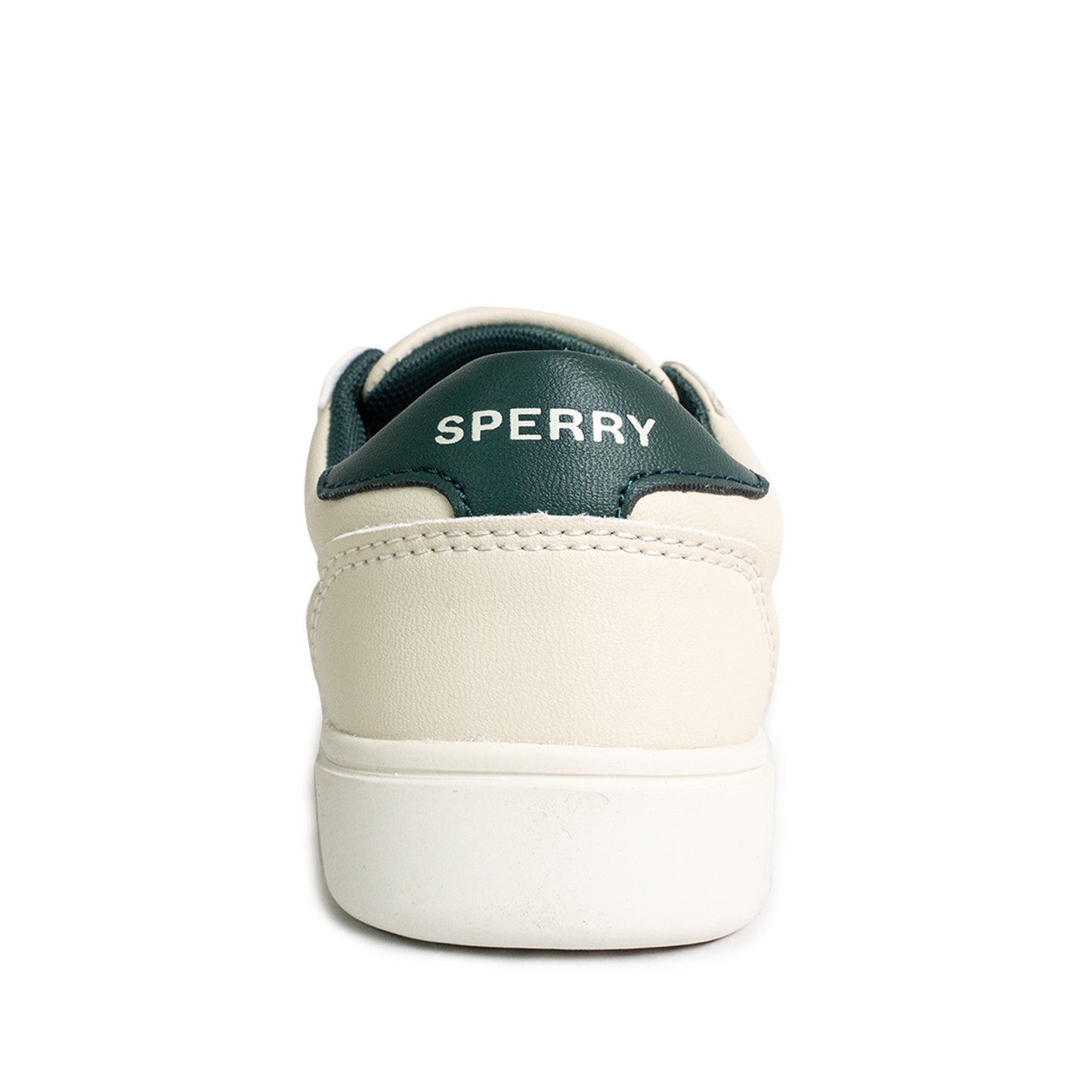 Sperry Women's Deck 90 LTT Leather Sneakers - Off White/Green (25S01172)