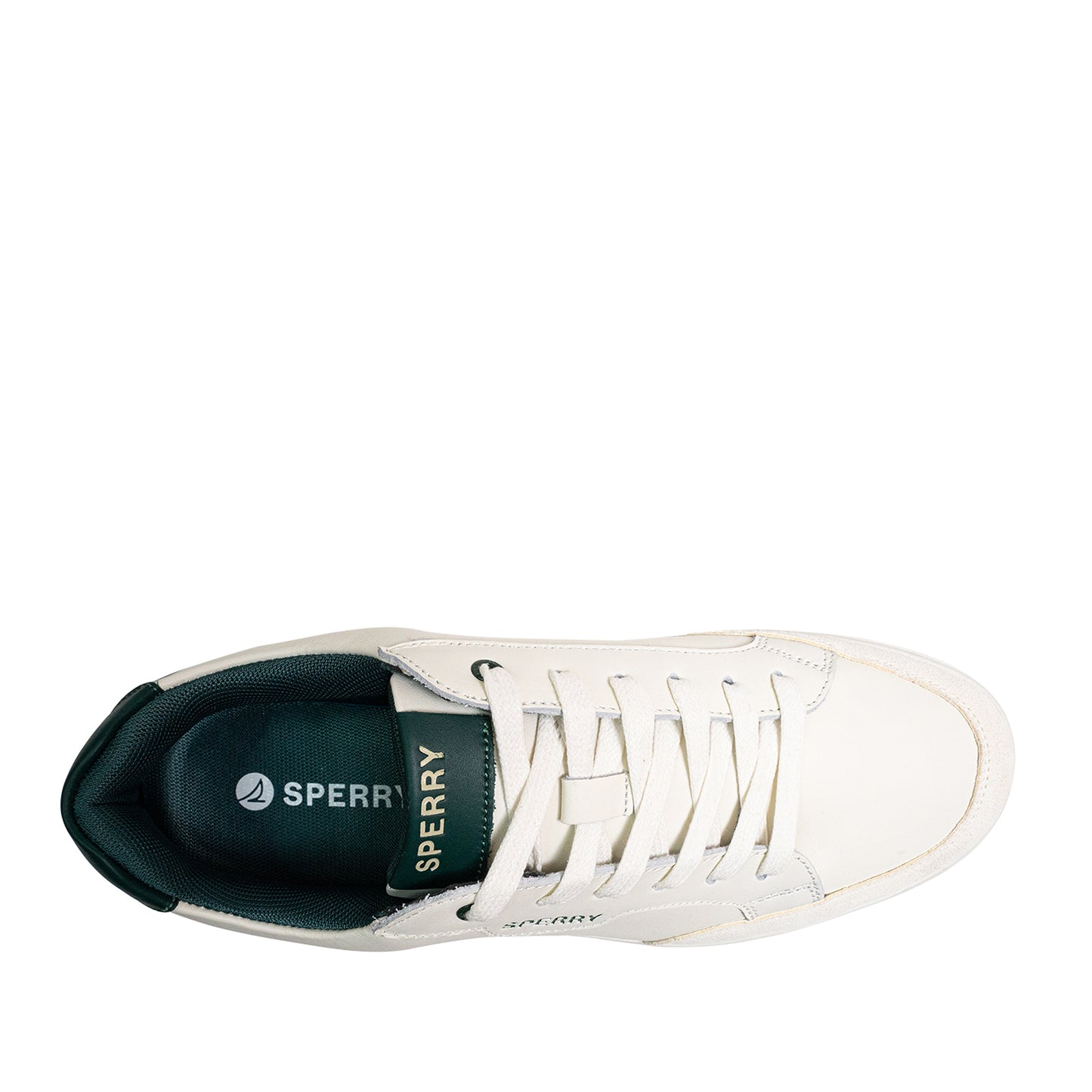 Sperry Men's Crew 90 Leather Sneakers - Offwhite/Green (25S05841)