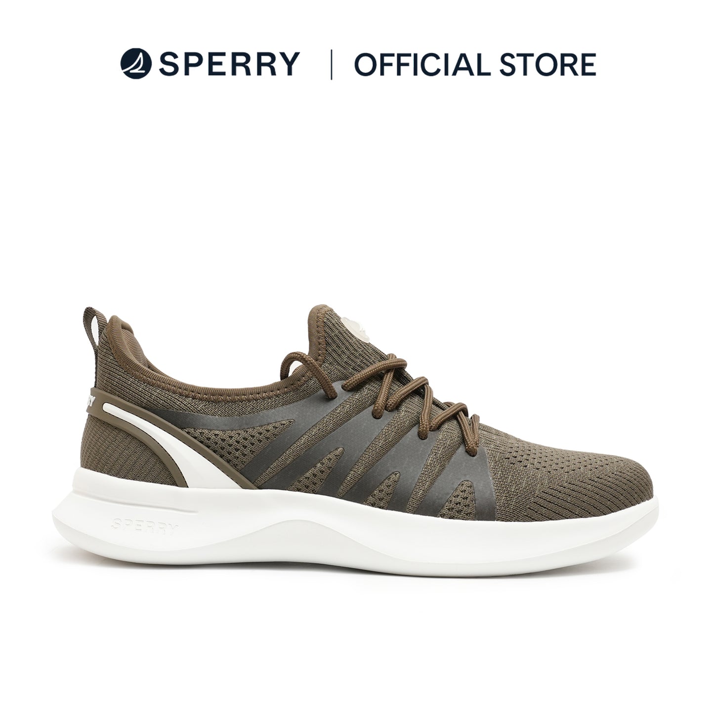 Sperry Men's Trysail Slip-On Athletic - Dark Olive/Starwhite (26S00611)