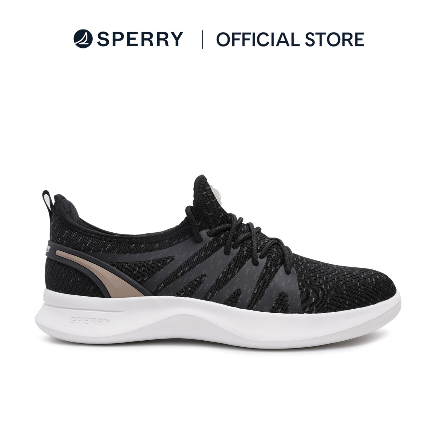 Sperry Men's Trysail Slip-On Athletic - Black/Oat (26S00621)