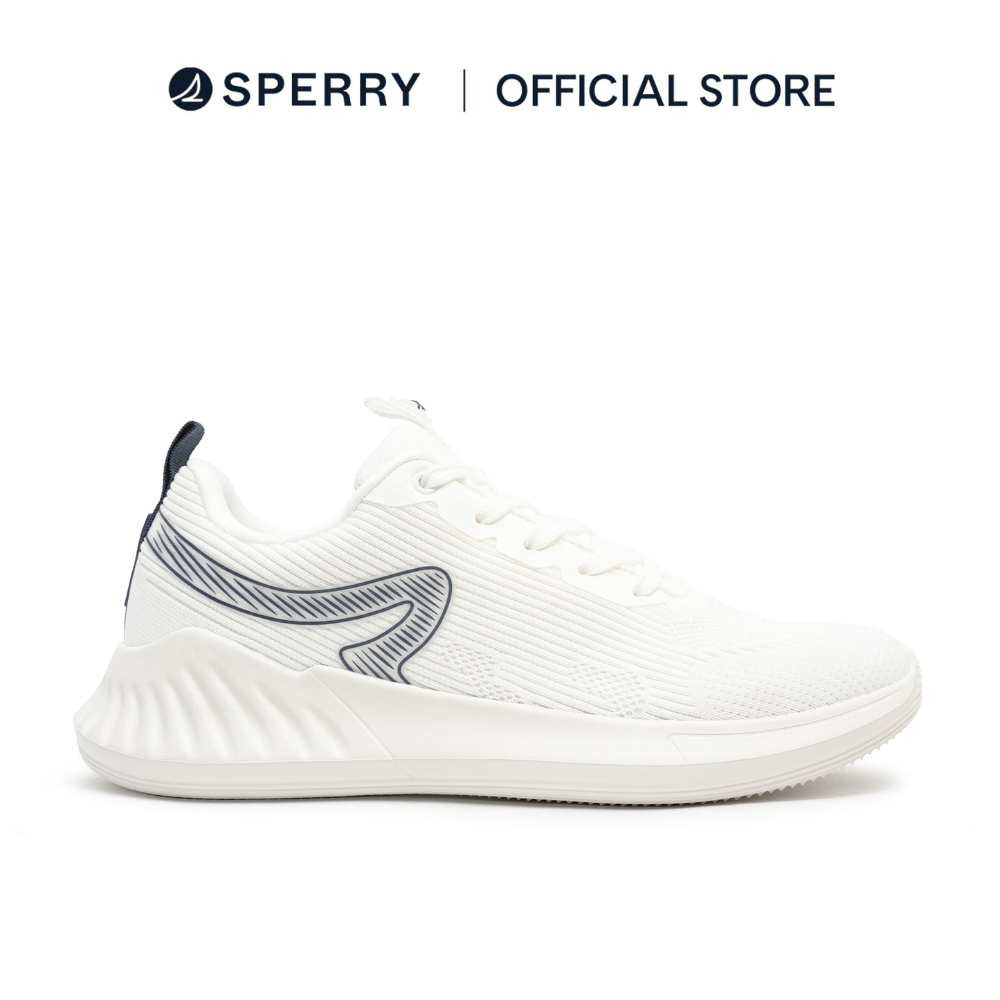 Sperry Men's Conway Lace up Athletic - Off White/Blue   (26S00661)
