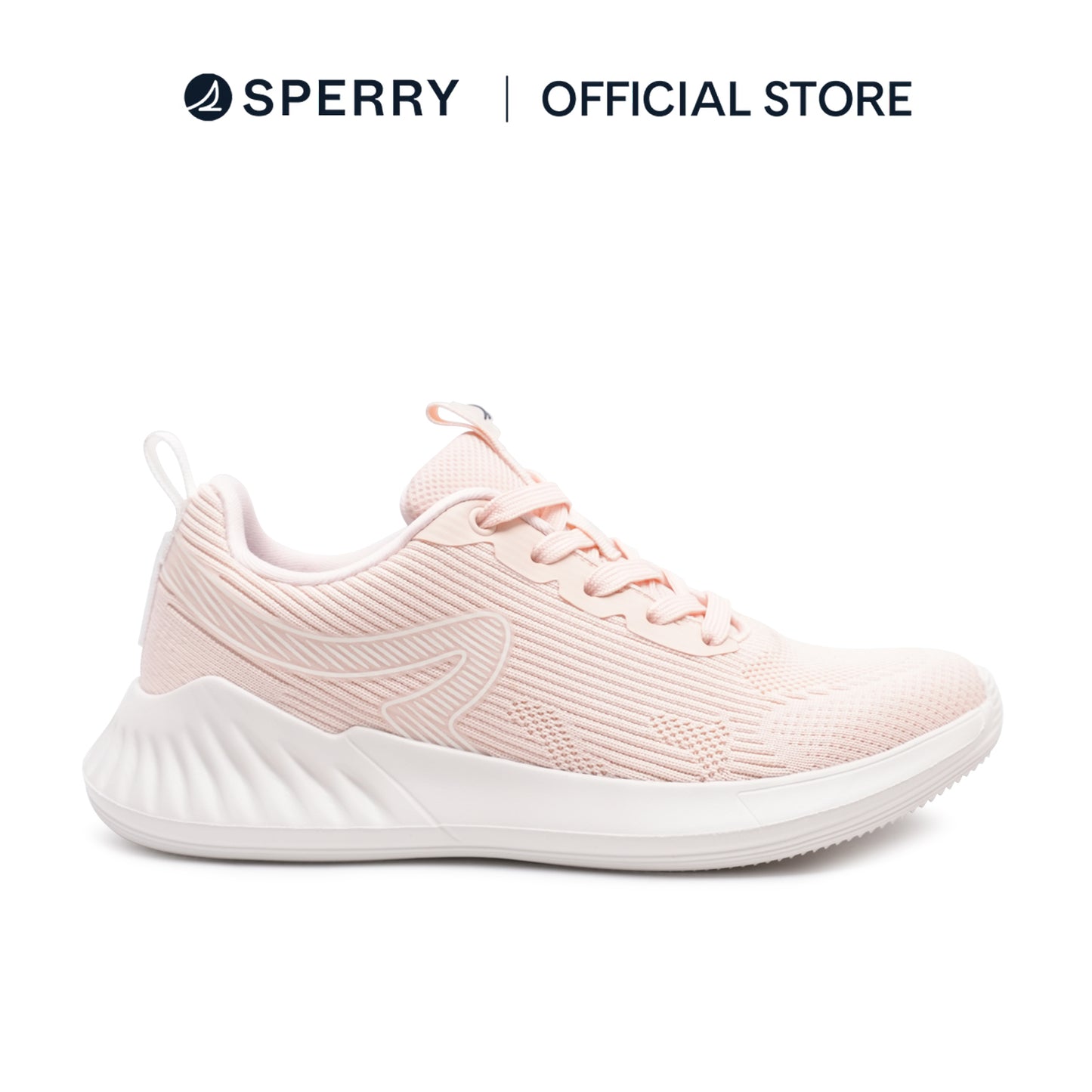 Sperry Women's Conway Lace up Athletic - Soft Pink/Star White (26S00702)