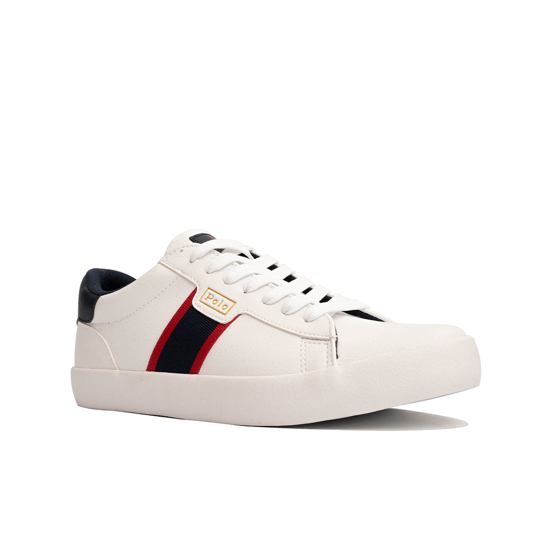 Polo Rexley Sneaker - White/Navy/Red (123610)