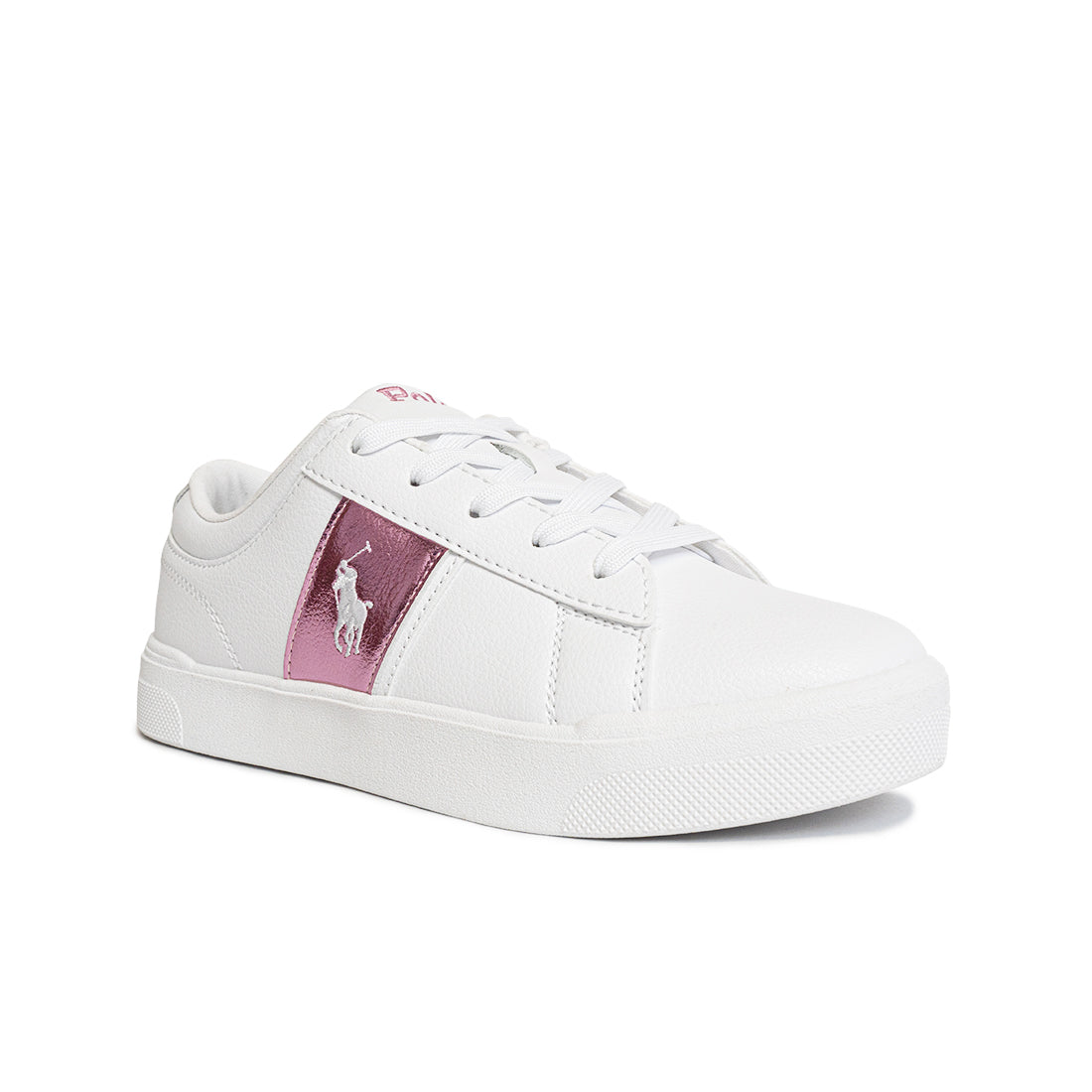 Polo Frazier Sneaker - White/Light Pink (244565)