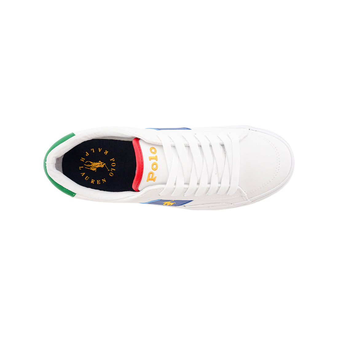 Polo Ryley 25SS Sneaker - White/Multi/Gold (2447102)