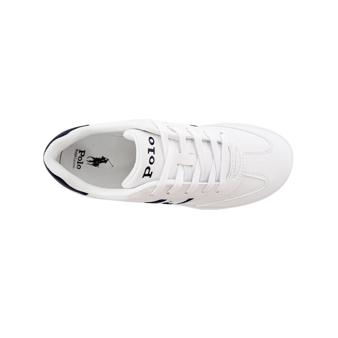 Polo Heritage Court III T-Toe Sneaker - White/Navy (2475101)