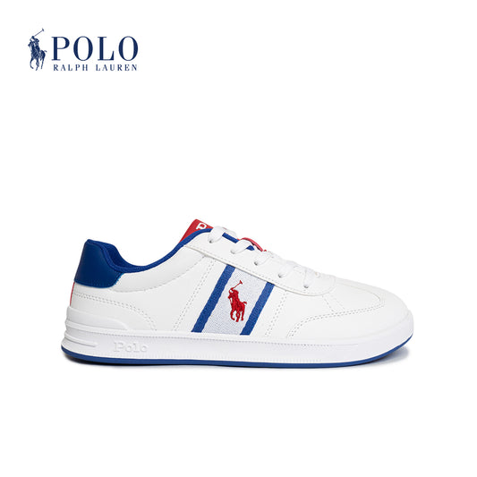 Polo Heritage Court III T-Toe Sneaker - White/Royal/Red (2475103)