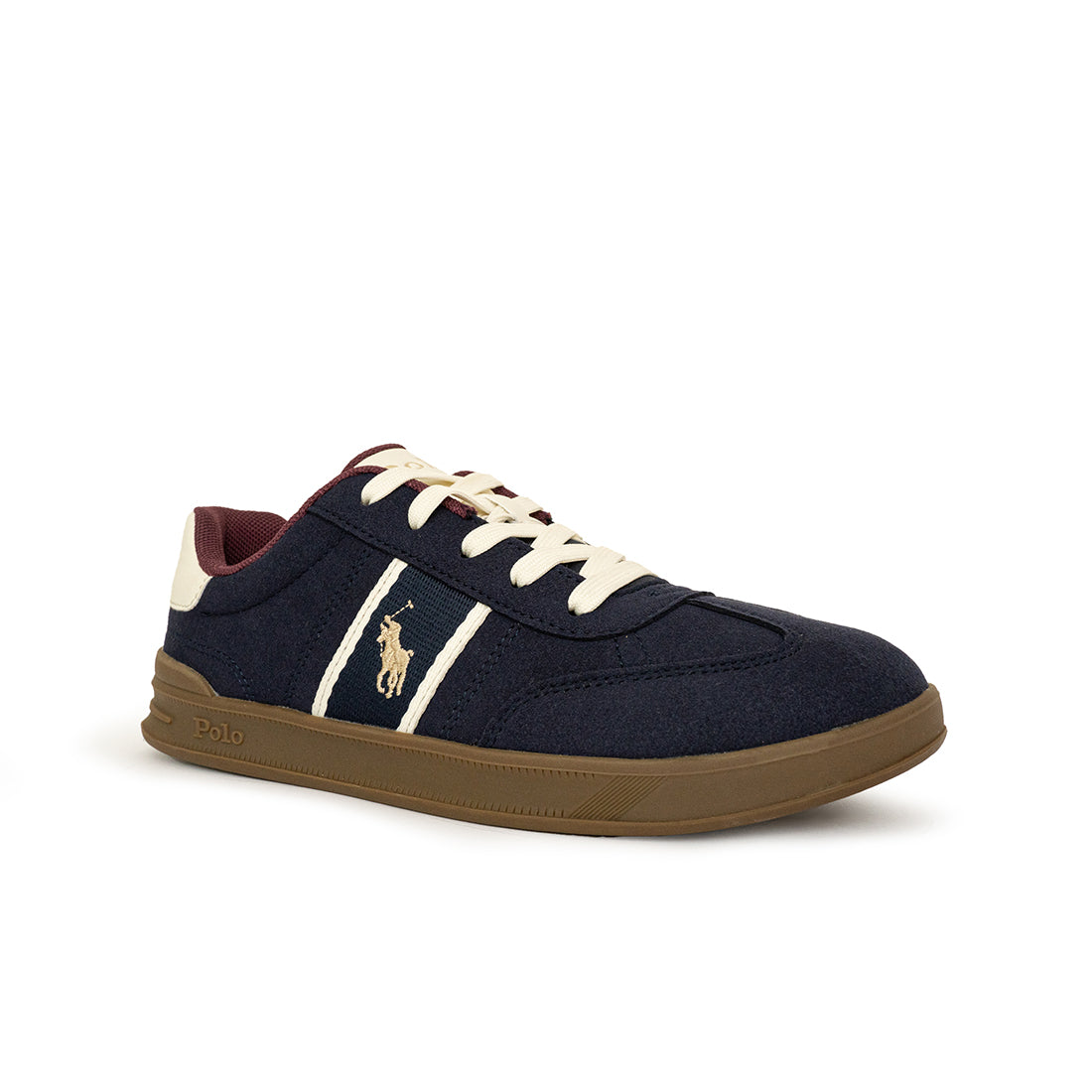 Polo Heritage Court III T-Toe Sneaker - Navy/Cream (3353411)