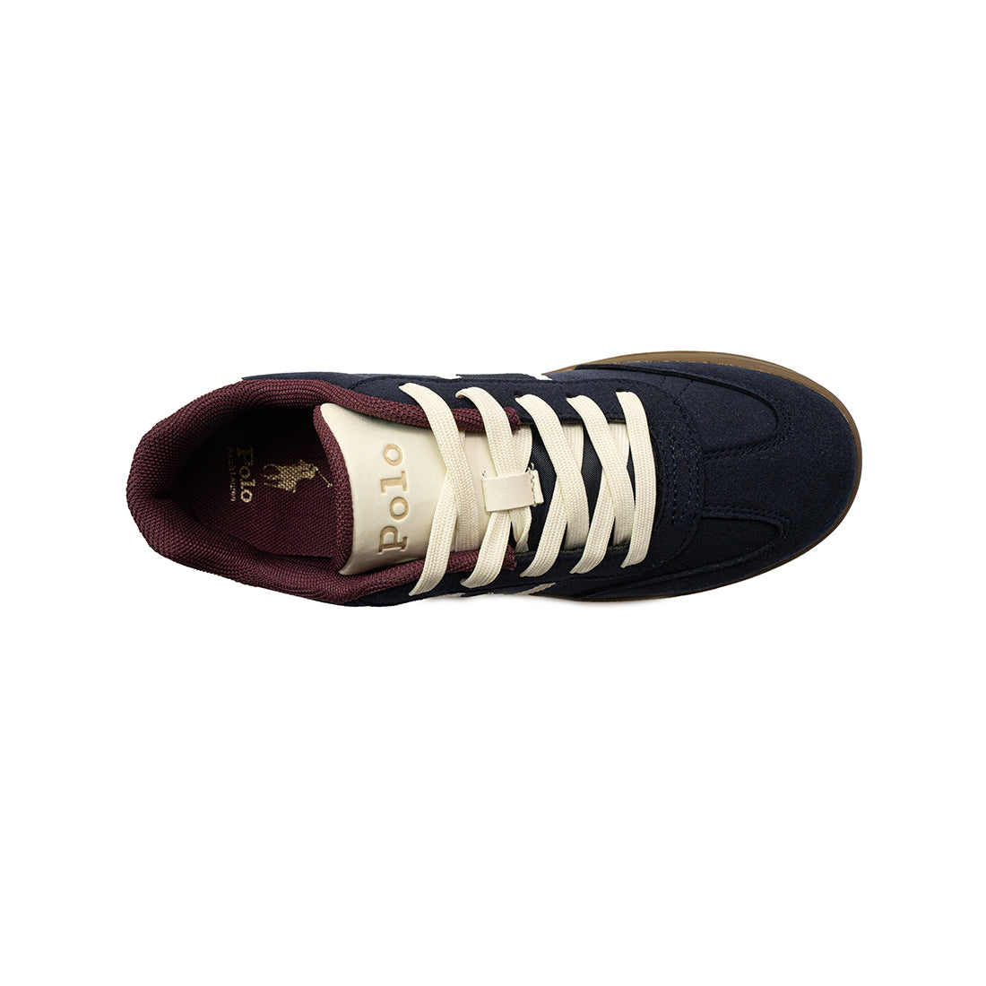 Polo Heritage Court III T-Toe Sneaker - Navy/Cream (3353411)