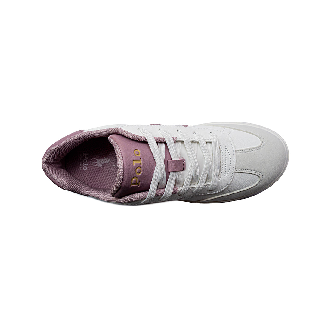 Polo Heritage Court III T-Toe Sneaker -White/Blush (3354101)