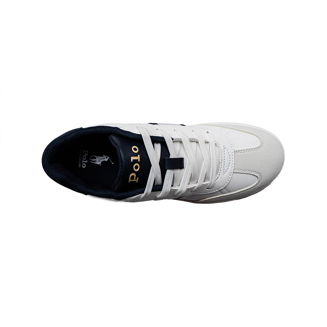 Polo Heritage Court III T-Toe Sneaker -White/Navy (3354102)