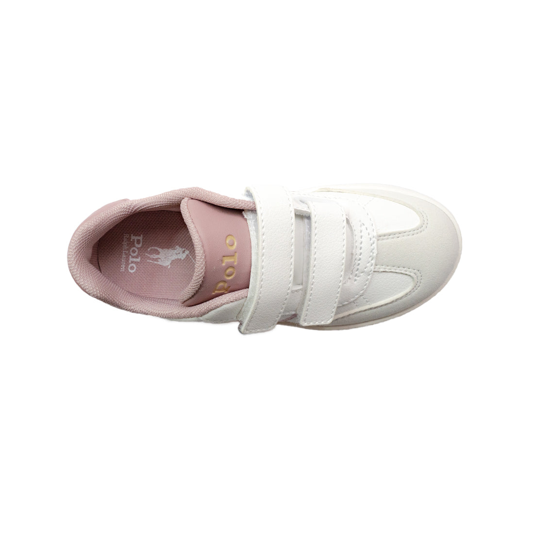 Polo Heritage Court III T-Toe Ez Sneaker - White/Blush (3359101)