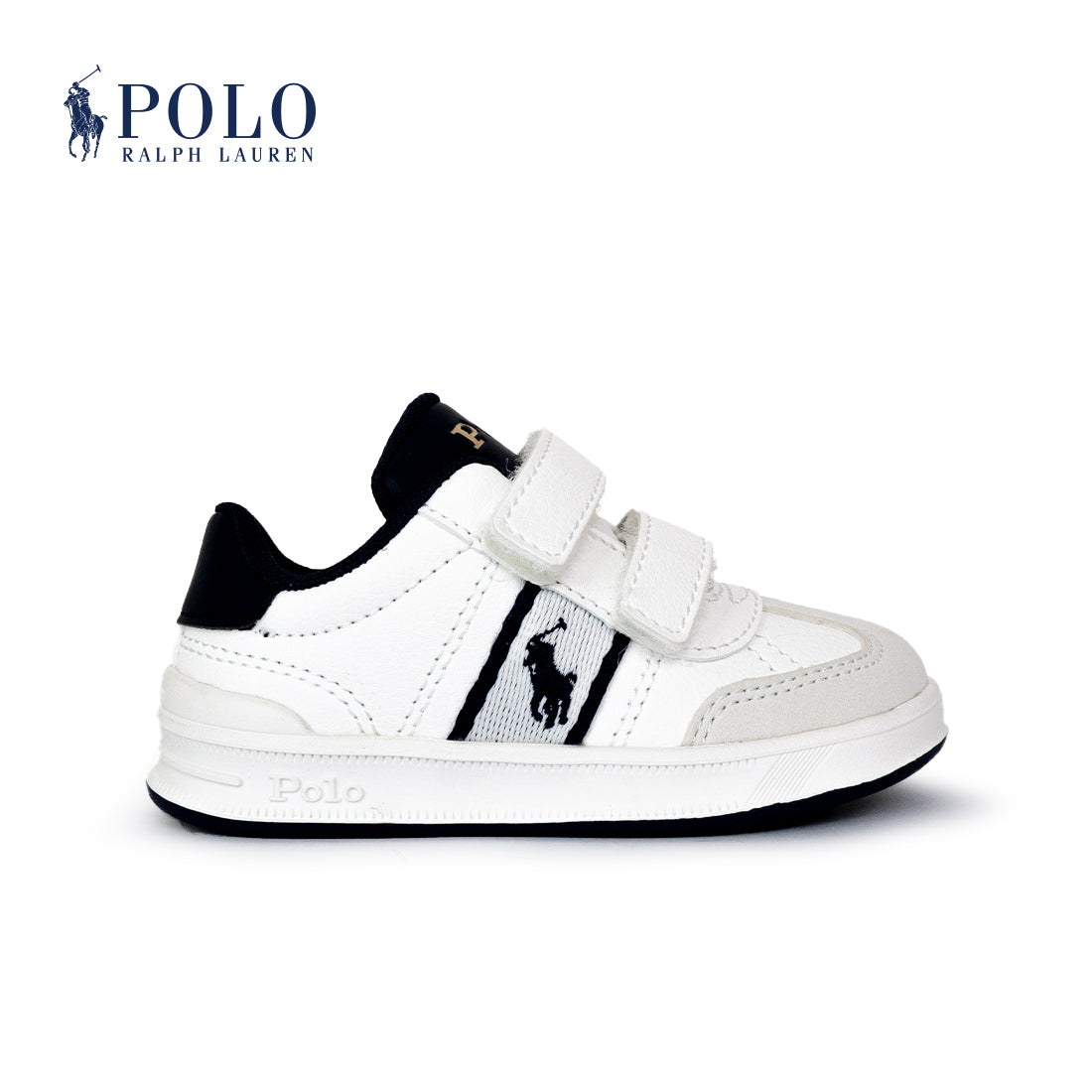 Polo Heritage Court III T-Toe Ez Sneaker - White/Navy (3360102)