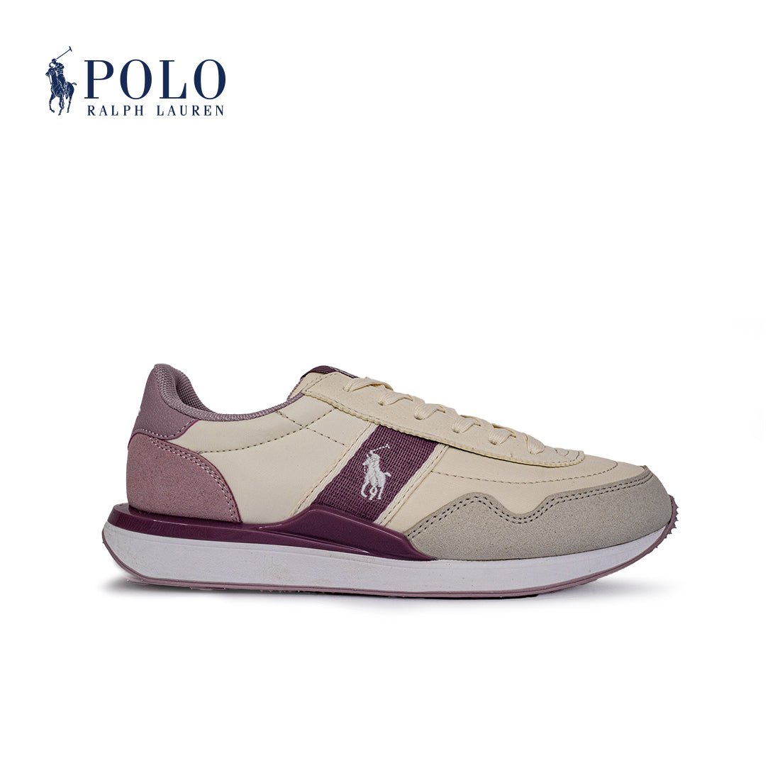 Polo Train 89 Sport Sneaker-Cream/Lilac (3362102)