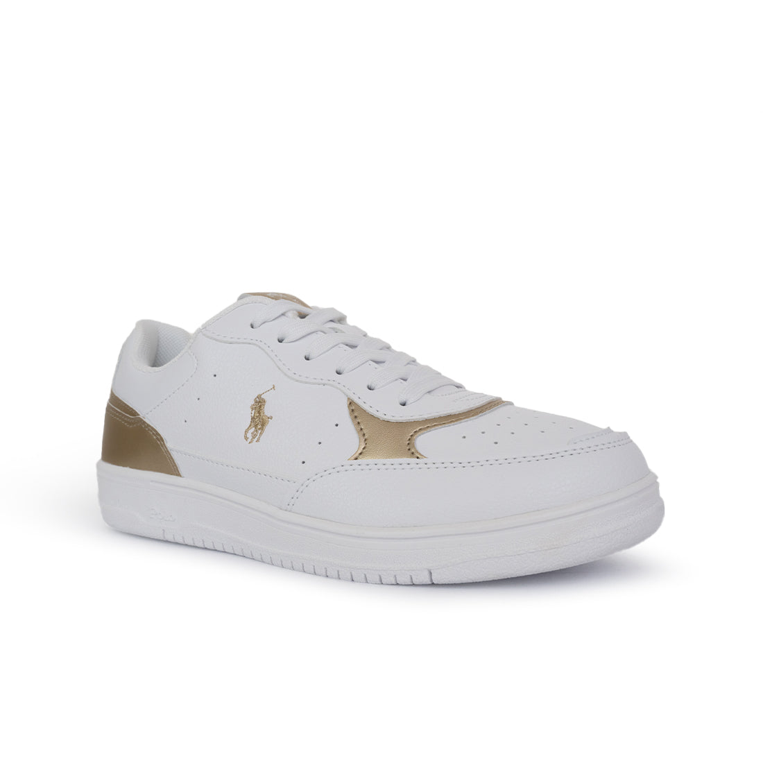 Polo Masters Court II Sneaker-White/Gold (3432102)