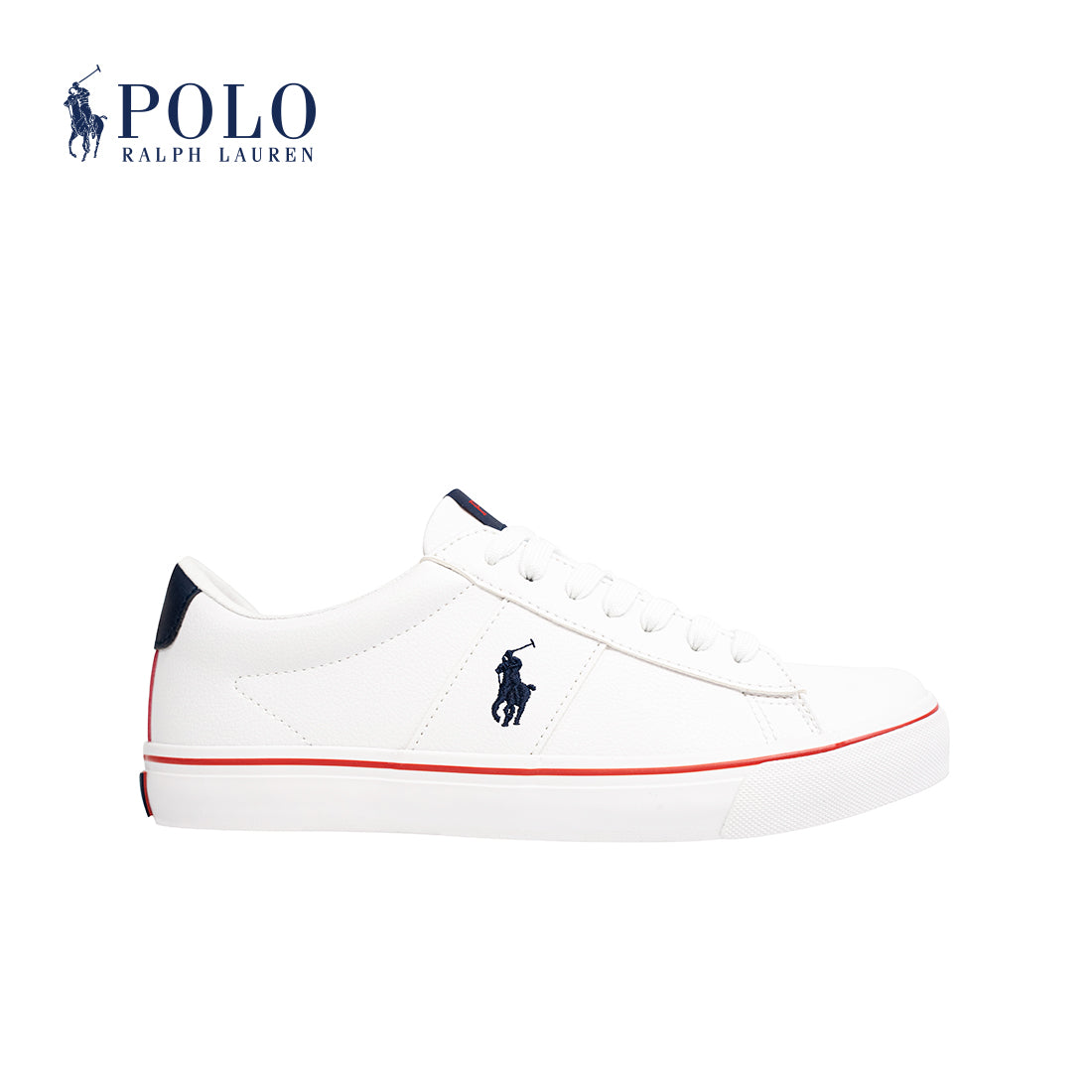 Polo Sayer Sneaker- White/Navy (551110)