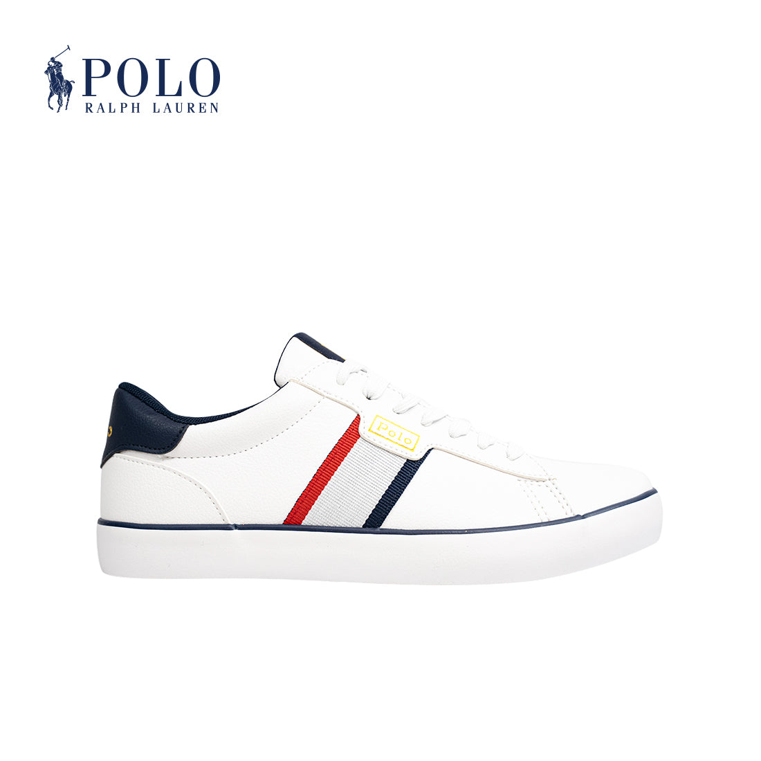 Polo Rexley Sneaker- White/Navy/Red (571110)