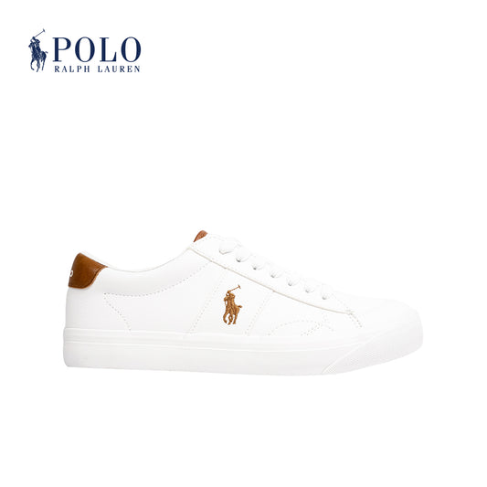 Polo Heritage Court III Sneaker- White/Tan (590100)