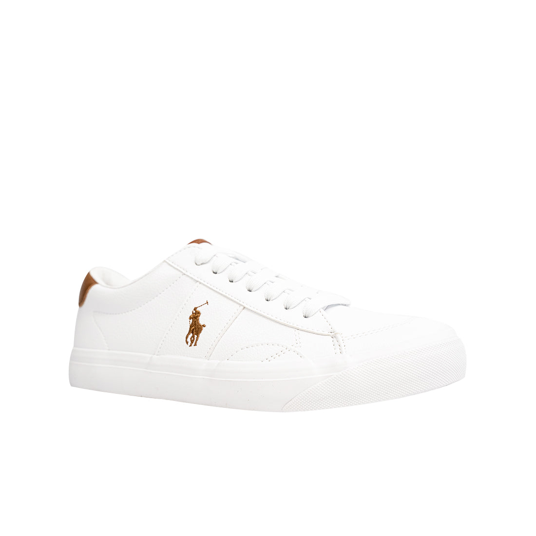 Polo Heritage Court III Sneaker- White/Tan (590100)