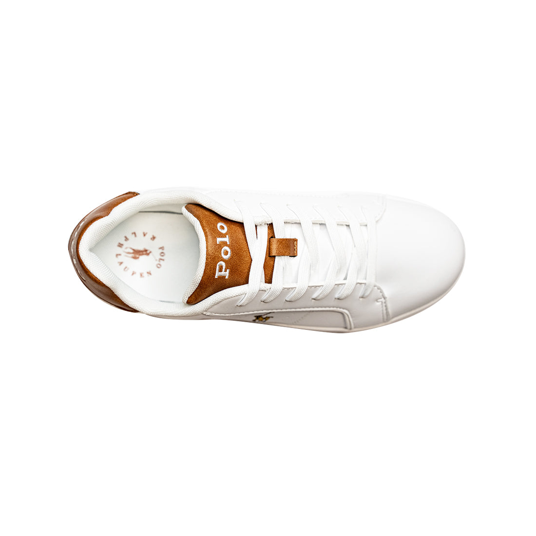 Polo Heritage Court III Sneaker- White/Tan (590100)