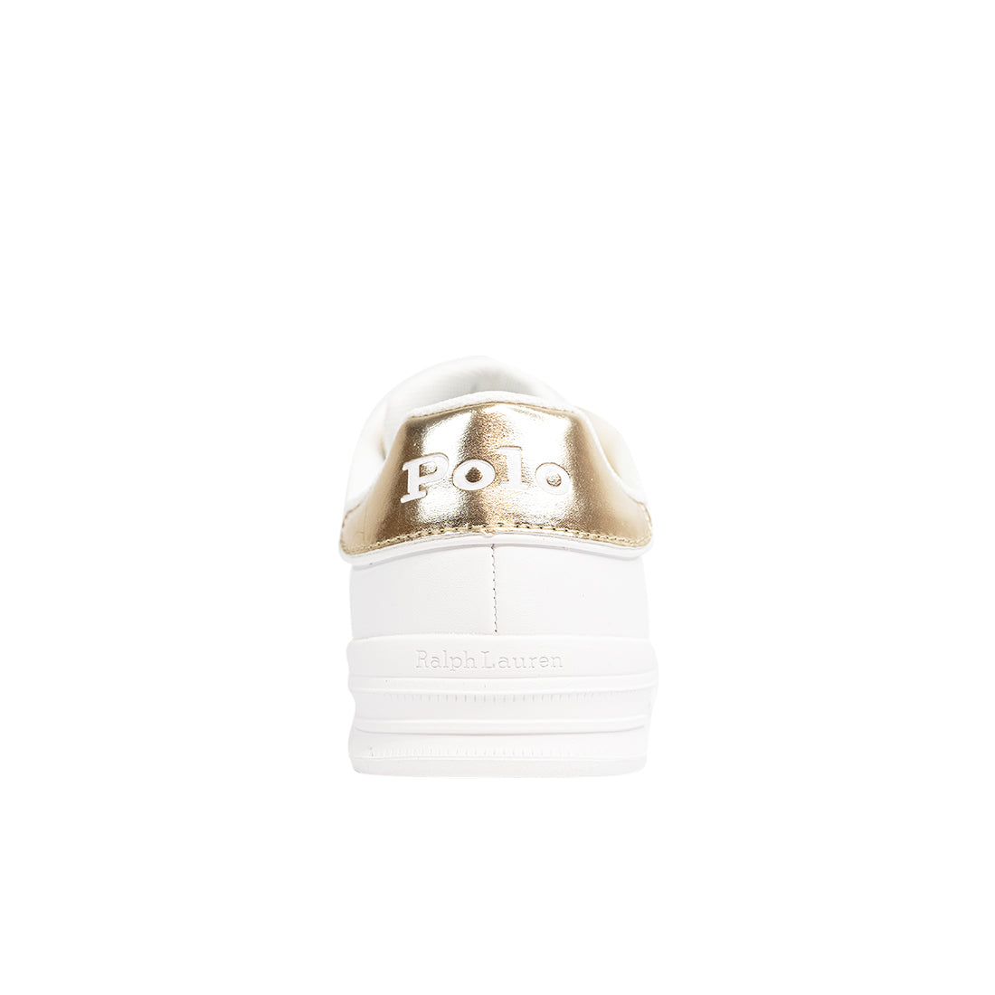 Polo Heritage Court III Sneaker- White/Gold (591100)