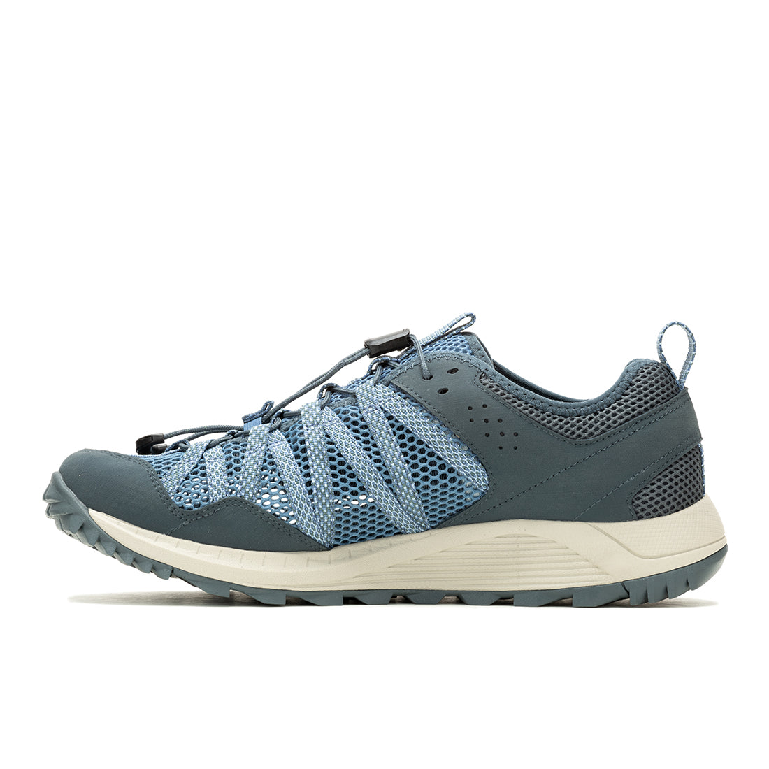 Merrell Wildwood Aerosport– Steel Blue/Slate Mens Hydro Hiking Shoes