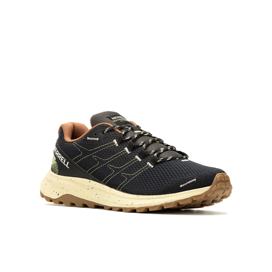 Merrell Fly Strike – Black/Mosstone Trail Running Shoes