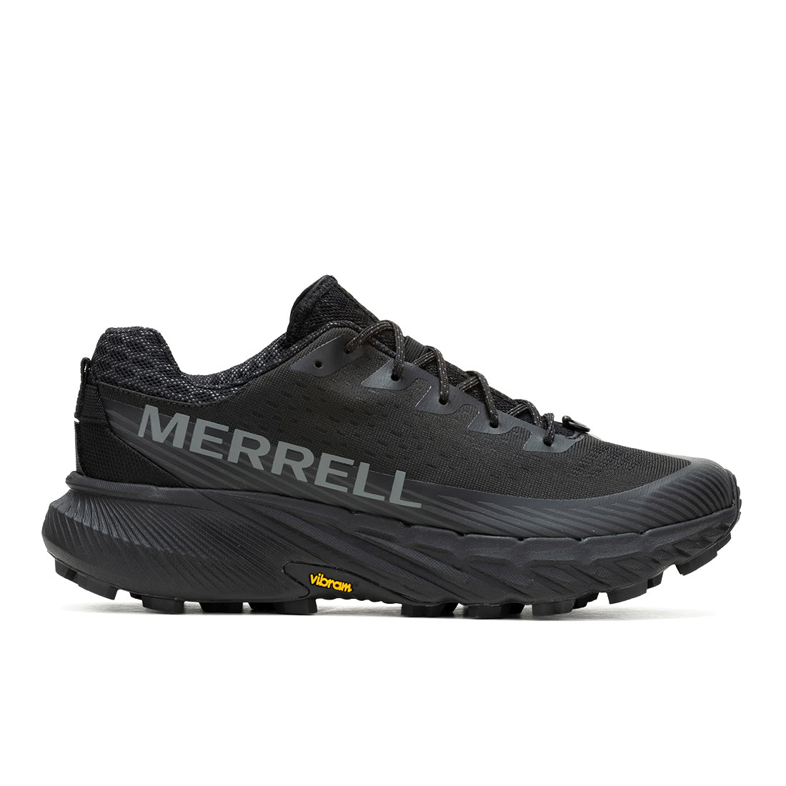 Merrell Agility Peak 5 – Black/Black Mens Trail Running Shoes