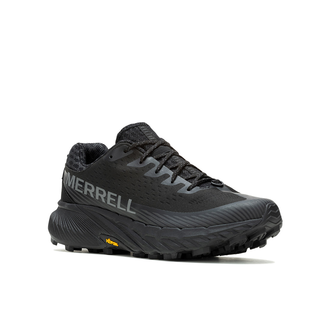 Merrell Agility Peak 5 – Black/Black Mens Trail Running Shoes