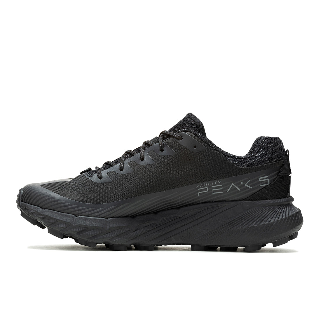 Merrell Agility Peak 5 – Black/Black Mens Trail Running Shoes