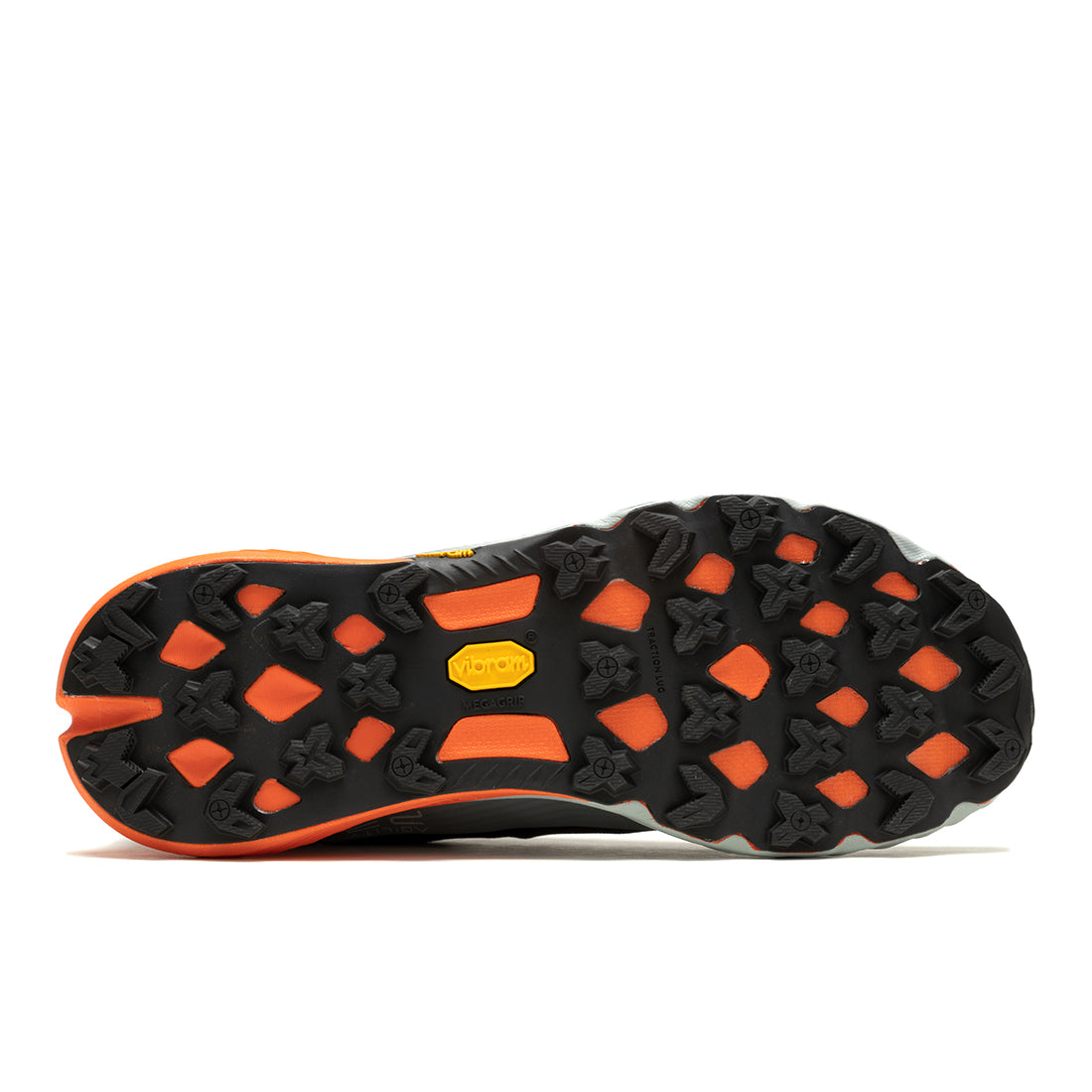Merrell Agility Peak 5-Black/Tangerine Mens Trail Running Shoes