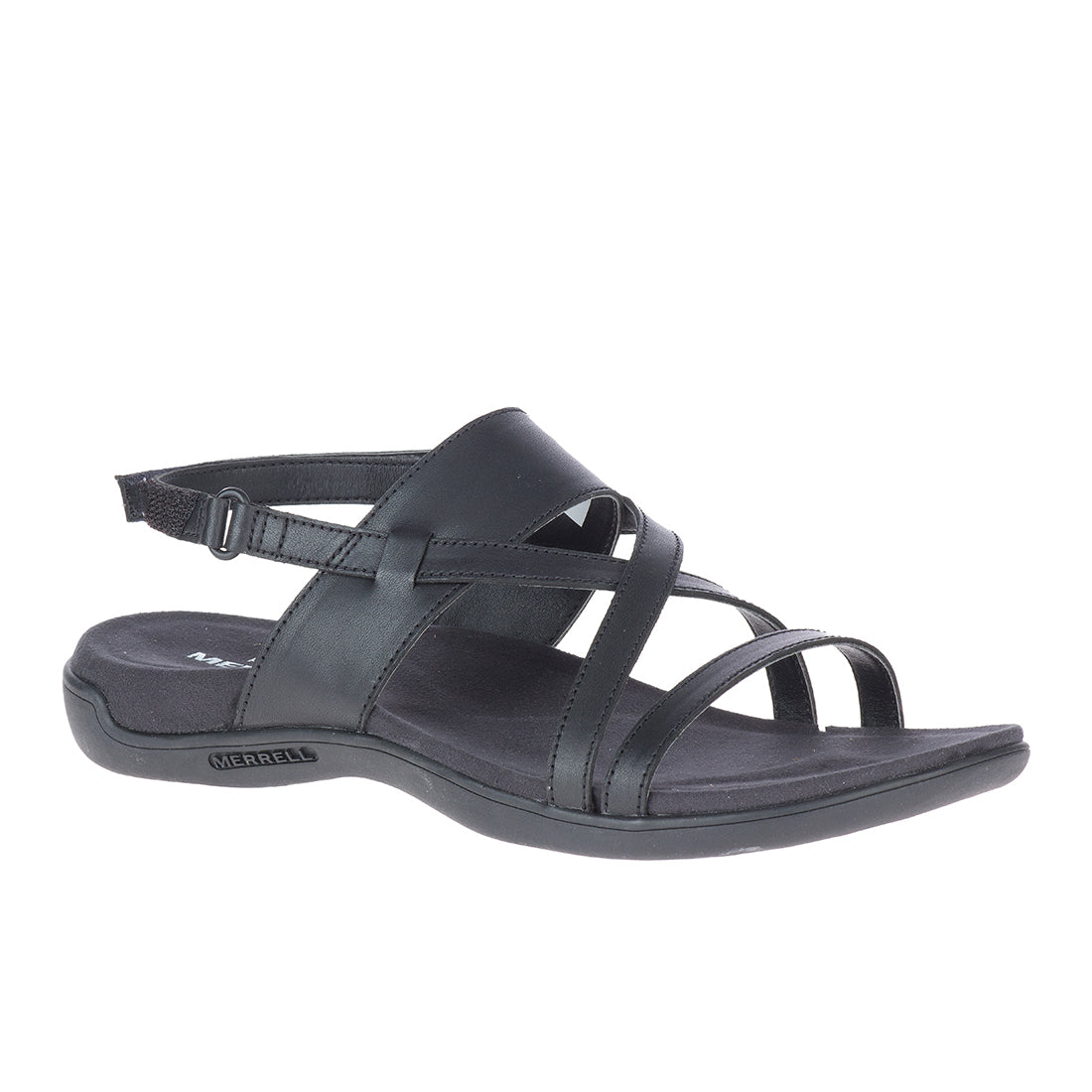 Merrell District Hayes Strap Ltr - Blk-Black Womens Sandals Land