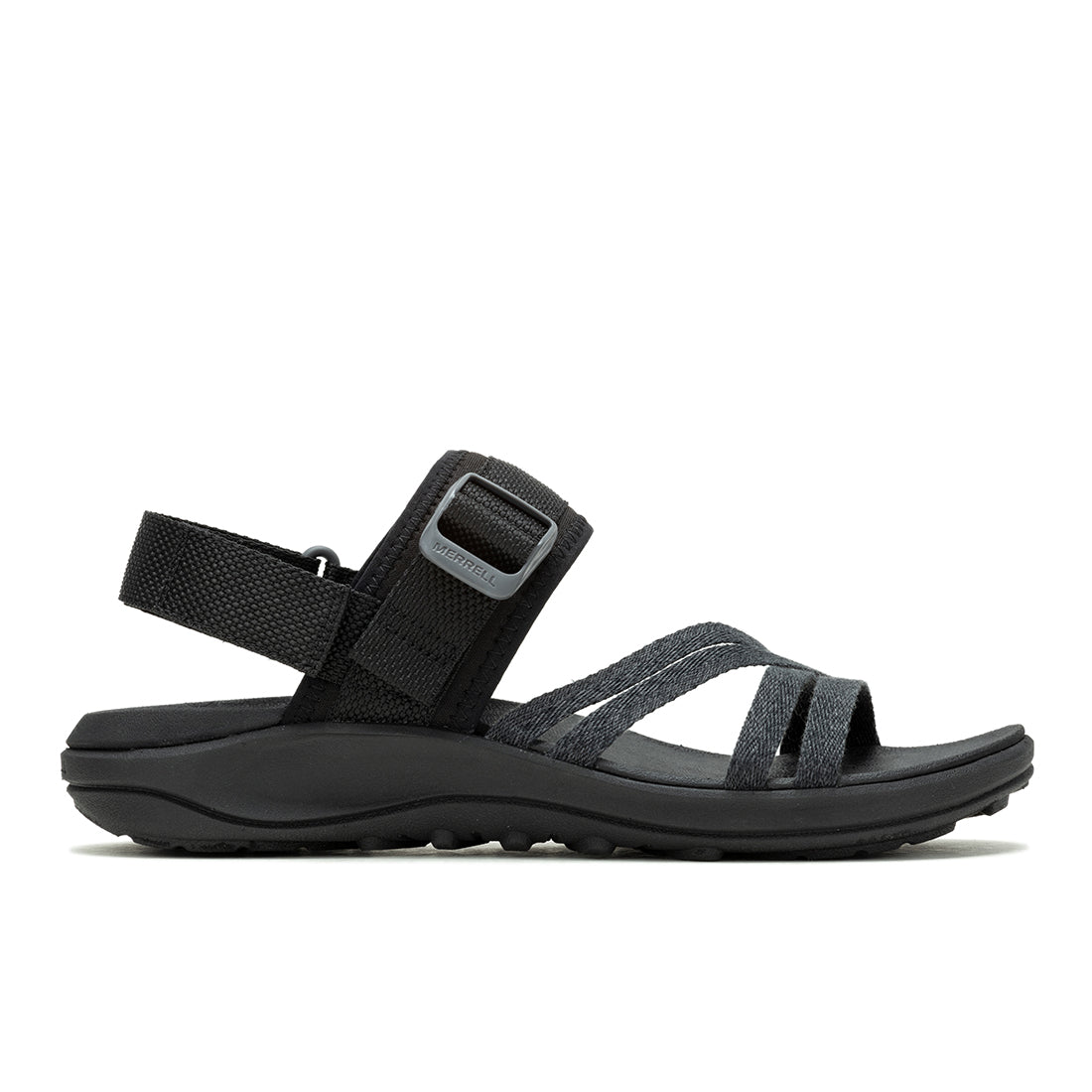 Merrell District 4 Backstrap – Black Womens Sandals Land