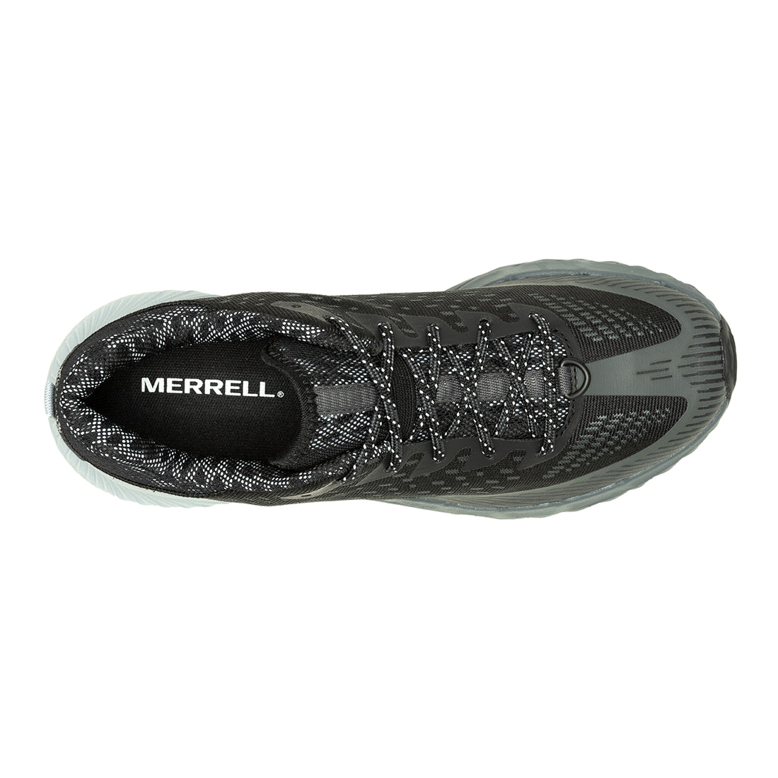 Merrell Agility Peak 5-Black/Granite Womens Trail Running Shoes