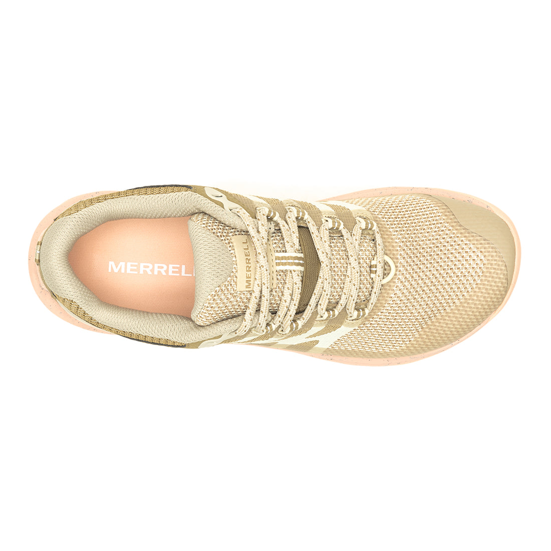 Merrell Antora 3 – Cream/Peach Womens Trail Running Shoes