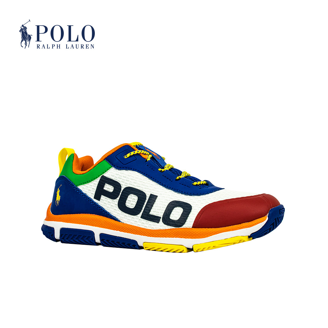 Polo Tech Racer- White/Multi (103784)